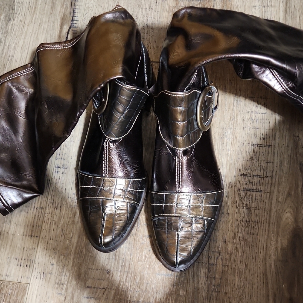 Brown Leather Boots